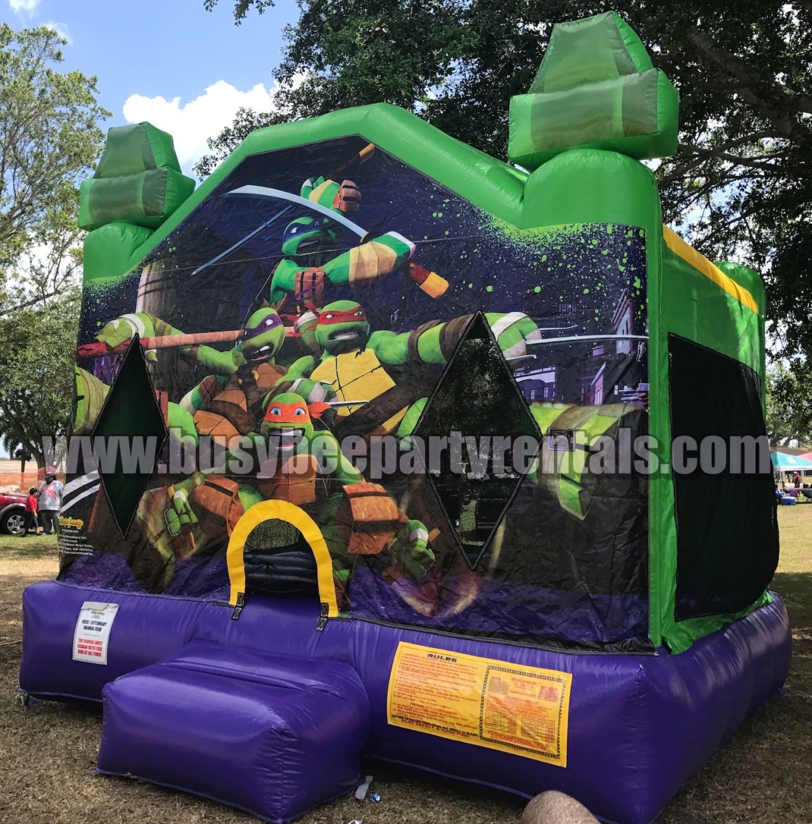 Teenage Mutant Ninja Turtle Bounce House Rentals BusyBeePartyRentals